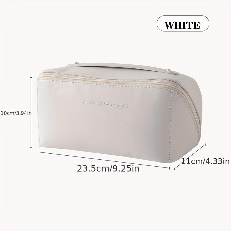 Versatile Zipper Cosmetic Bag for Travel Toiletries
