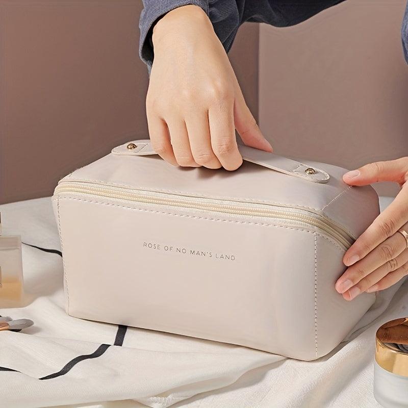 Versatile Zipper Cosmetic Bag for Travel Toiletries