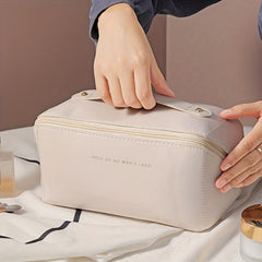 Versatile Zipper Cosmetic Bag for Travel Toiletries