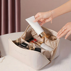 Versatile Zipper Cosmetic Bag for Travel Toiletries