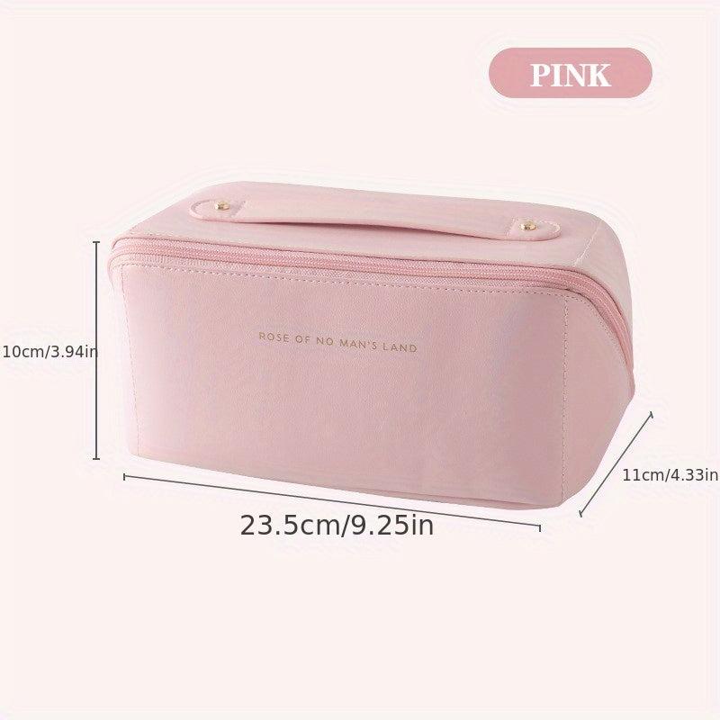 Versatile Zipper Cosmetic Bag for Travel Toiletries
