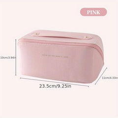 Versatile Zipper Cosmetic Bag for Travel Toiletries