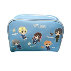 Cartoon Pattern Cosmetic Organizer Travel Toiletry Storage Bag Zipper Makeup Bag