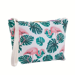 Flamingo Print Makeup Pouch Waterproof Toiletry Organizer