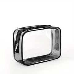 Clear Makeup Bag PVC Cosmetic Bag Makeup Case With Zipper