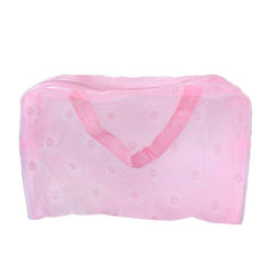 Waterproof Lightweight Portable Cosmetic Bag Double Handle Zipper Toiletry Bag
