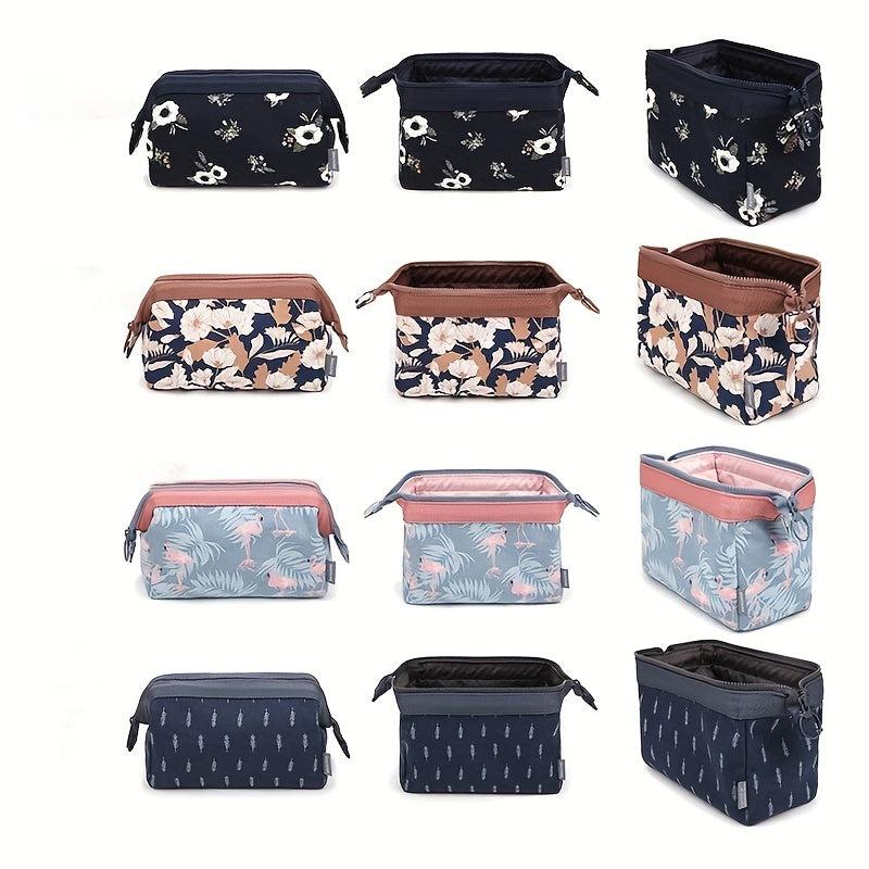 Stylish Zipper Makeup Bag Lightweight Cosmetic Bag For Travel