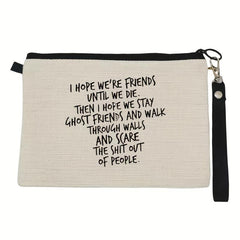 Letter Pattern Carry On Bag Lightweight Storage Bag
