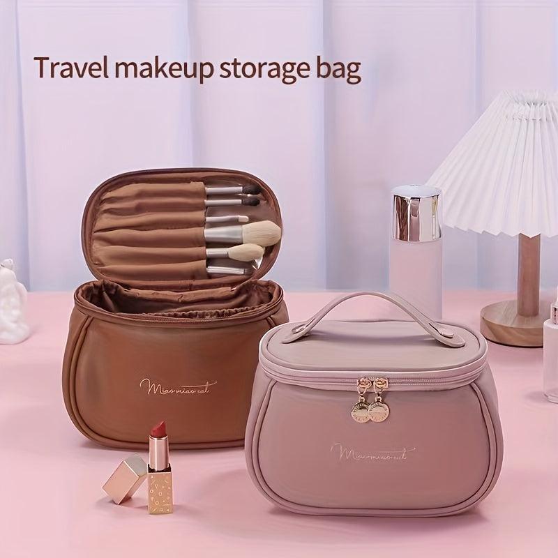 Waterproof Travel Cosmetic Bag Portable Zipper Toiletry