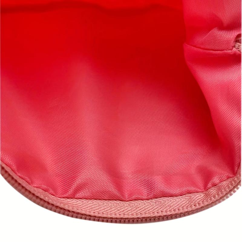 Plush Embossed Cosmetic Bag Portable Travel Storage Pouch