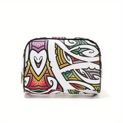 Cartoon Pattern Zipper Pouch Clutch Organizer Coin Purse