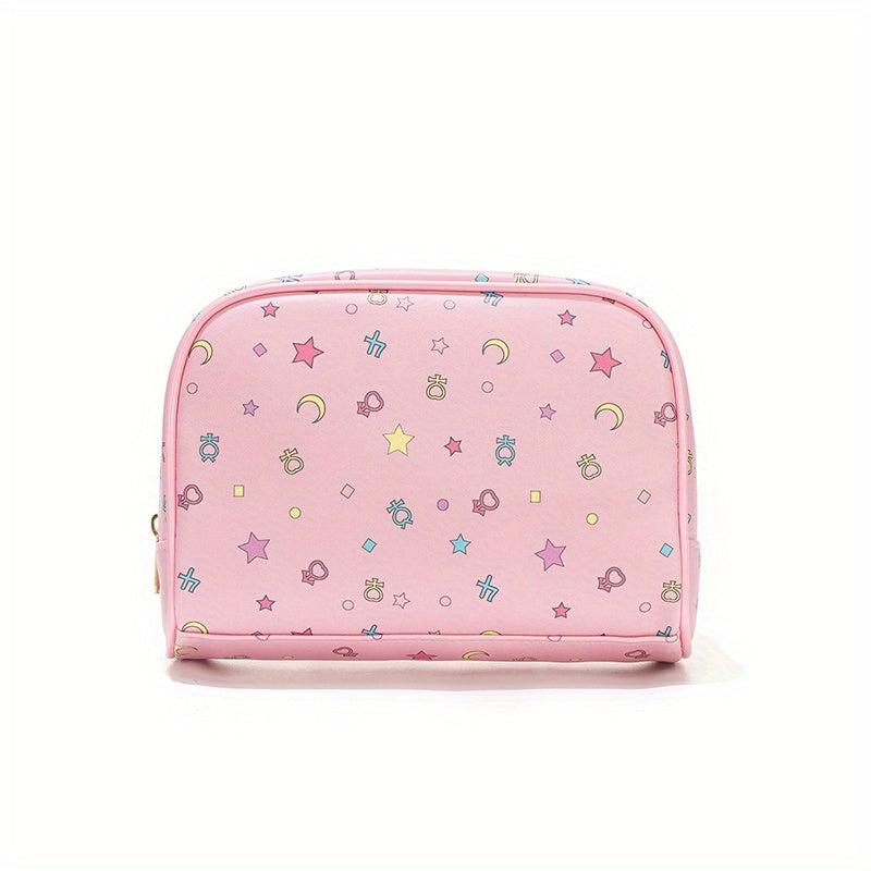 Cartoon Pattern Zipper Pouch Clutch Organizer Coin Purse