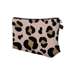 Leopard Print Makeup Pouch Carry On Bag Clutch Storage Bag