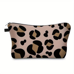 Leopard Print Makeup Pouch Carry On Bag Clutch Storage Bag