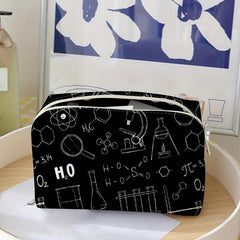 Chemical Element Cosmetic Bag Women Portable Travel Toiletry Storage