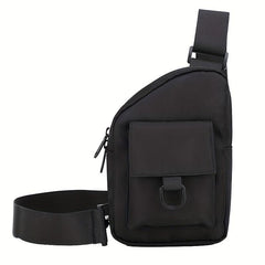 Men's Oxford Cloth Crossbody Chest Bag Large Capacity Sling Bag