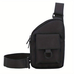 Men's Oxford Cloth Crossbody Chest Bag Large Capacity Sling Bag
