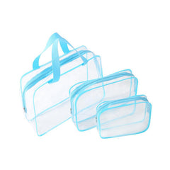 Clear Zipper Cosmetic Bag Organizer Versatile Toiletry Bag