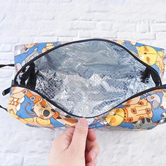 Cartoon Animal Makeup Zipper Bag Versatile Storage Pouch