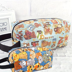 Cartoon Animal Makeup Zipper Bag Versatile Storage Pouch