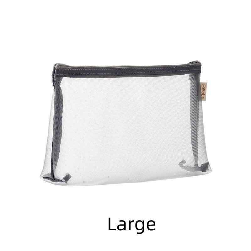 Portable Cosmetic Bag Travel Toiletry Wash Bag With Zipper