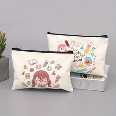 Cartoon Pattern Makeup Bag Portable Cosmetic Bag