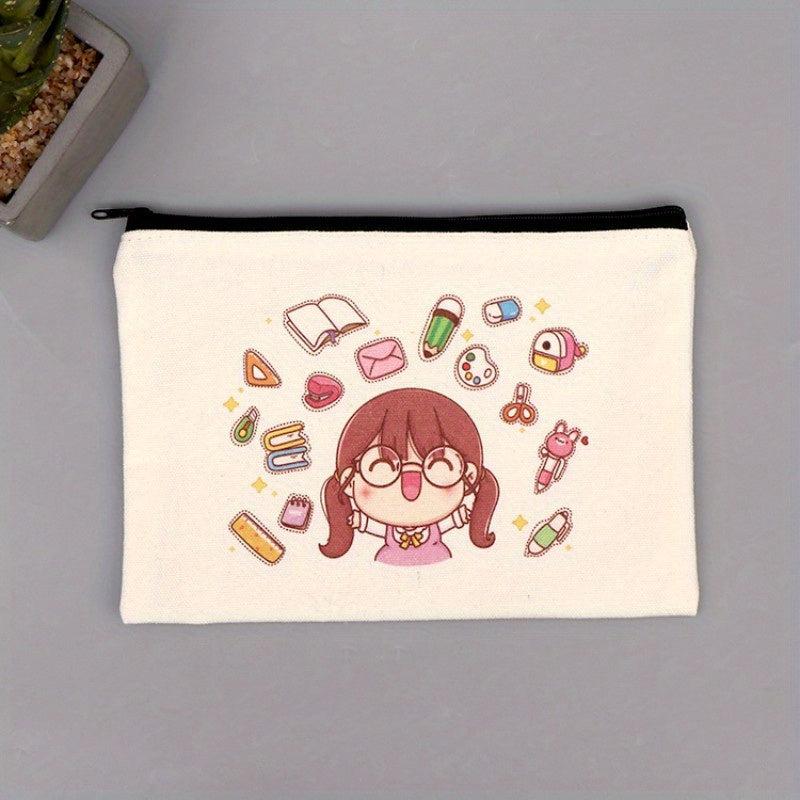 Cartoon Pattern Makeup Bag Portable Cosmetic Bag