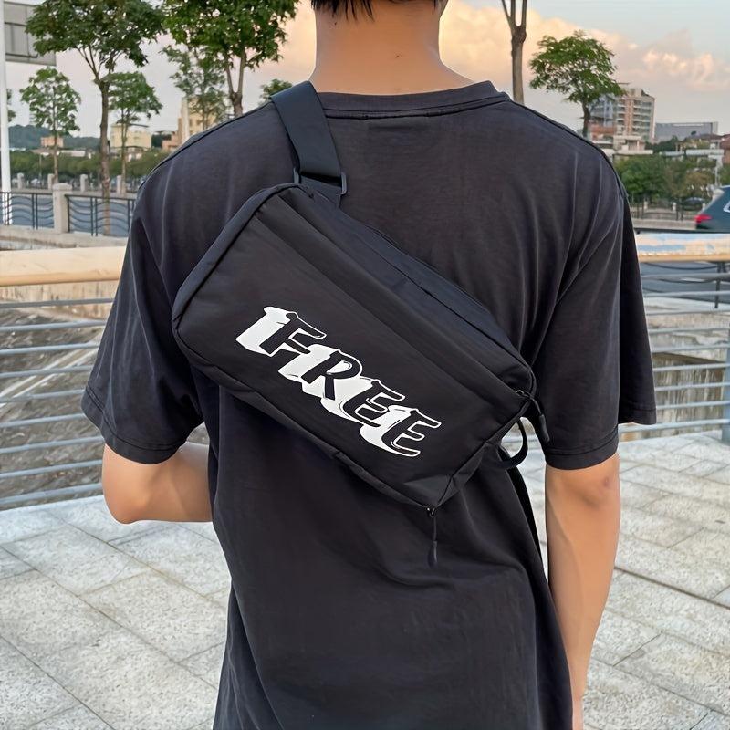 Men's Large Capacity Crossbody Bag Outdoor Travel Sports Chest Bag