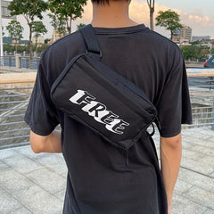 Men's Large Capacity Crossbody Bag Outdoor Travel Sports Chest Bag
