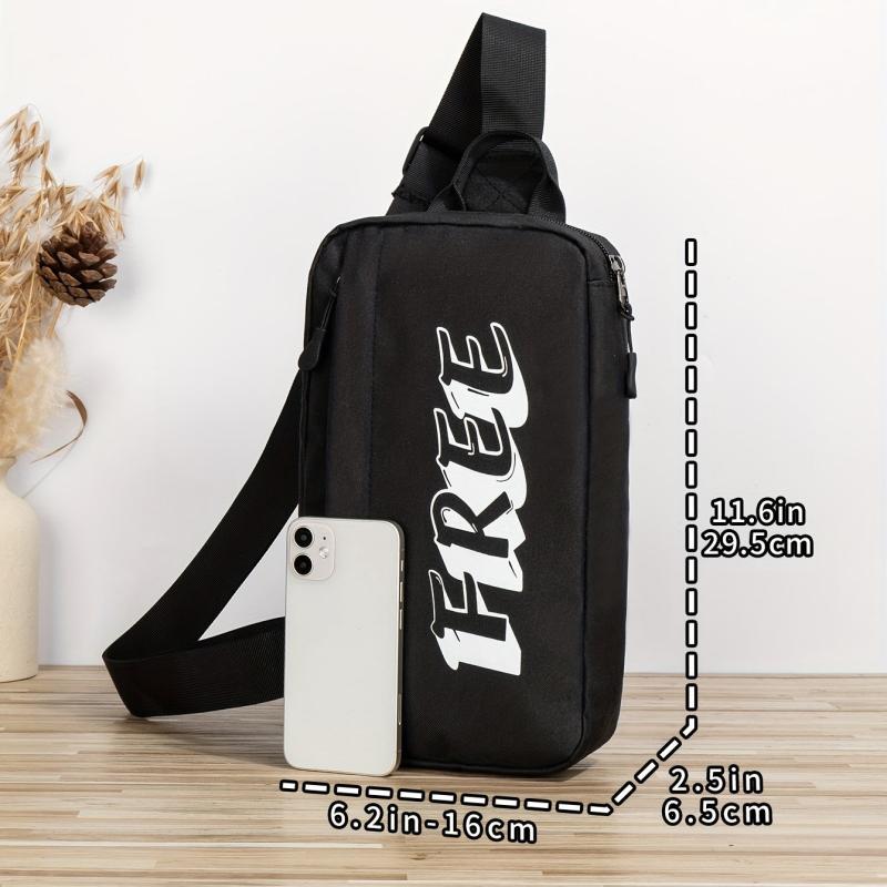 Men's Large Capacity Crossbody Bag Outdoor Travel Sports Chest Bag