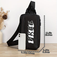 Men's Large Capacity Crossbody Bag Outdoor Travel Sports Chest Bag