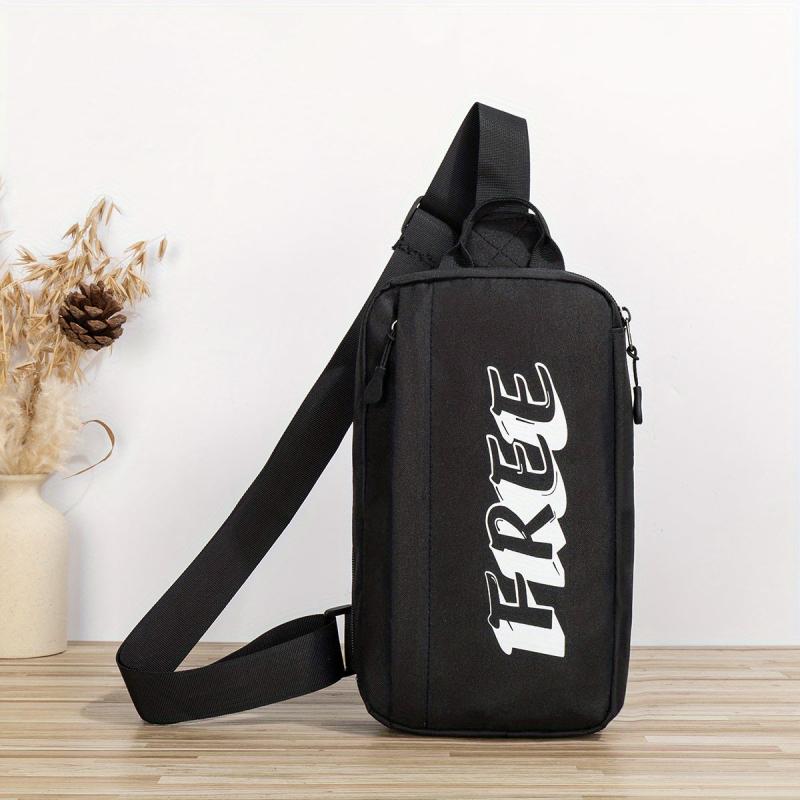 Men's Large Capacity Crossbody Bag Outdoor Travel Sports Chest Bag