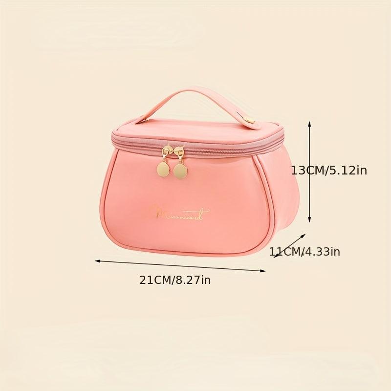 Large Capacity Portable Makeup Pouch Waterproof Toiletry Bag