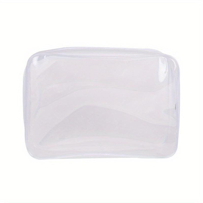 Transparent Cosmetic Bag Lightweight Portable Carry On Pouch Makeup Bag