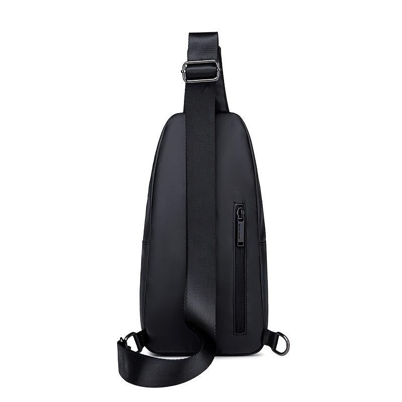 Waterproof Sling Bag Crossbody Backpack USB Charging Port Travel Hiking