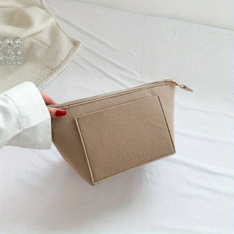 Lightweight Felt Cosmetic Bag Versatile Storage Women's Wash Bag