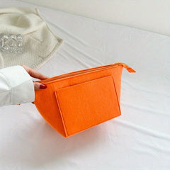 Lightweight Felt Cosmetic Bag Versatile Storage Women's Wash Bag