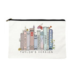 Cartoon Print Comestic Bag Portable Toiletry Pouch Travel Makeup Organizer