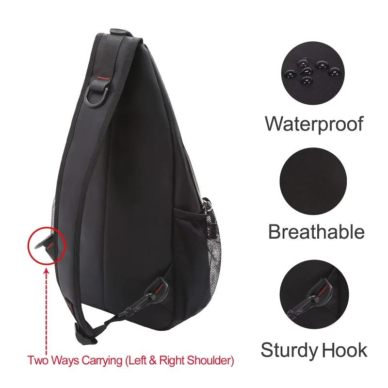 Sling Backpack Crossbody Shoulder Bag Travel Hiking Daypack