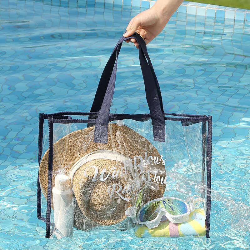 Letter Pattern Tote Bag Large Capacity Shoulder Bag