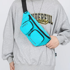Japanese Harajuku Style Sports Chest Bag Unisex Waist Bag