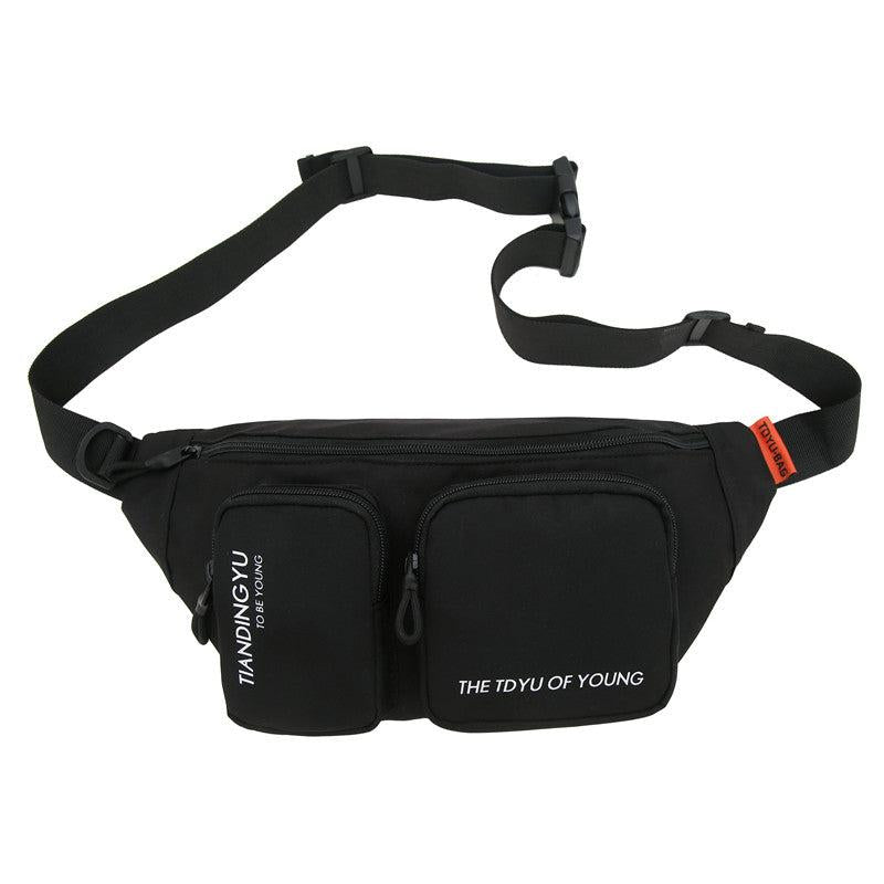 Japanese Harajuku Style Sports Chest Bag Unisex Waist Bag