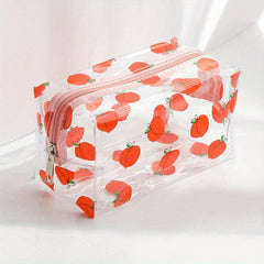 Flower Print Cosmetic Bag Waterproof Travel Toiletry Bag