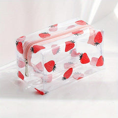 Flower Print Cosmetic Bag Waterproof Travel Toiletry Bag