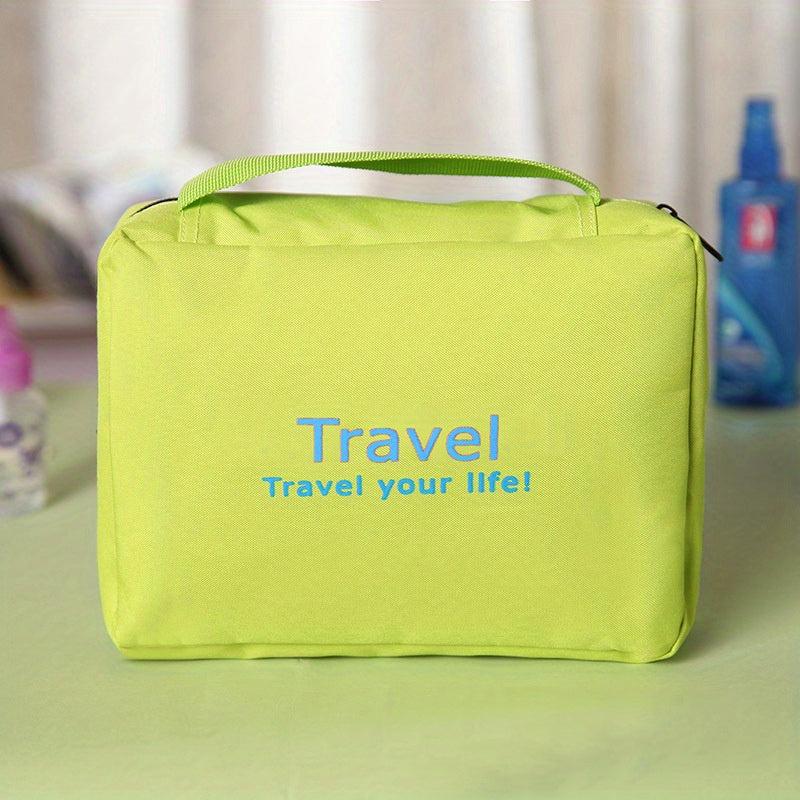 Waterproof Travel Cosmetic Bag with Zipper Toiletry