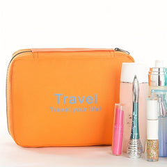 Waterproof Travel Cosmetic Bag with Zipper Toiletry