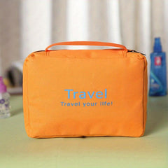 Waterproof Travel Cosmetic Bag with Zipper Toiletry