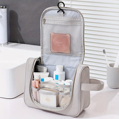 Portable Toiletry Wash Bag Lightweight Cosmetic Zipper Handbag