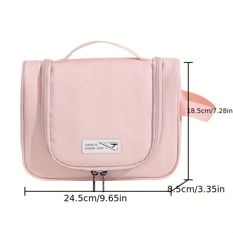 Portable Toiletry Wash Bag Lightweight Cosmetic Zipper Handbag