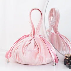 Minimalist Bunny Drawstring Makeup Bag Portable Storage Bag